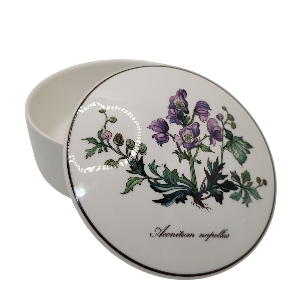 Villeroy and Boch Botanica Trinket Box Aconitum Napellus‎ Luxembourg Germany